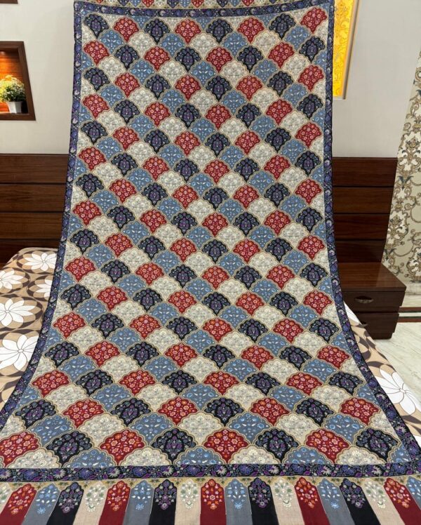 Men'S Pashmina Kalamkari Shawl - Image 2