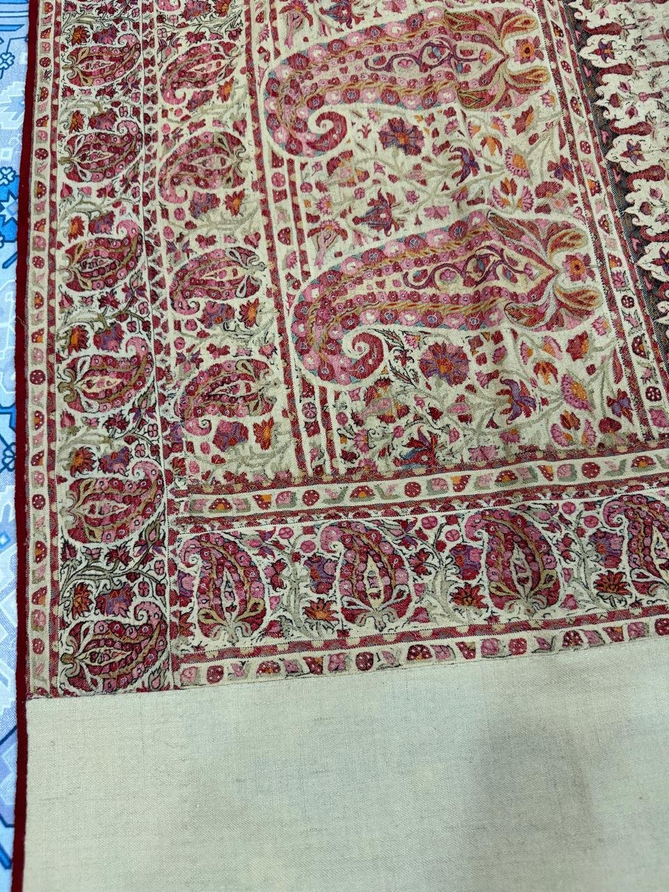 Woven Memories – A 150-Year-Old Do-Rukha Pashmina Tani Shawl - Image 8