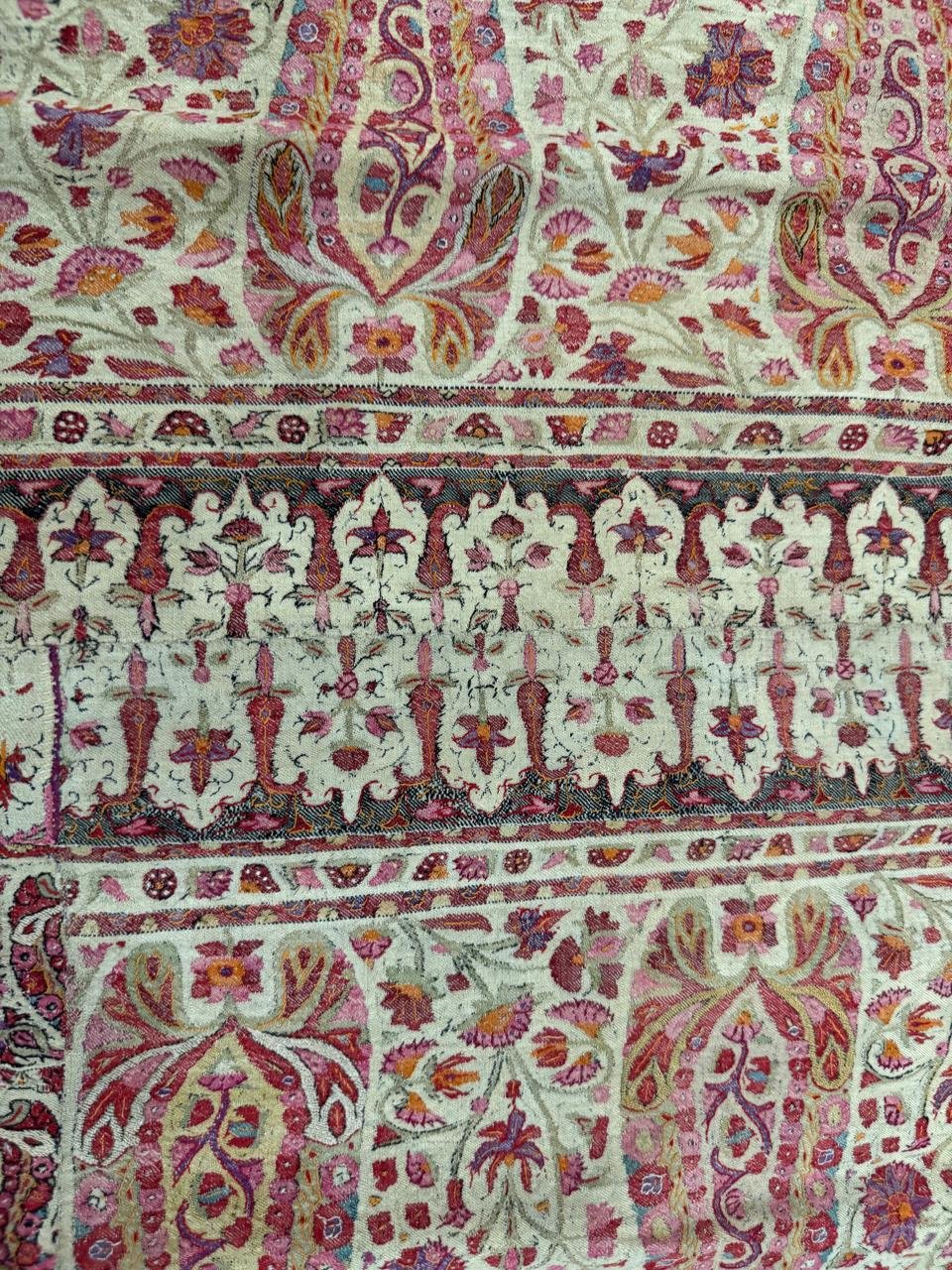 Woven Memories – A 150-Year-Old Do-Rukha Pashmina Tani Shawl - Image 5