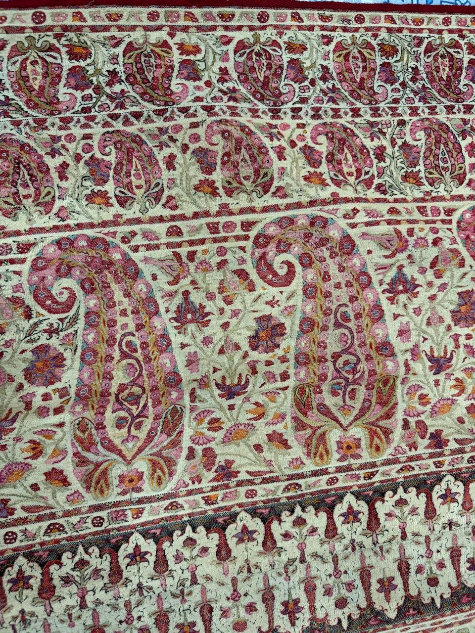 Woven Memories – A 150-Year-Old Do-Rukha Pashmina Tani Shawl - Image 6