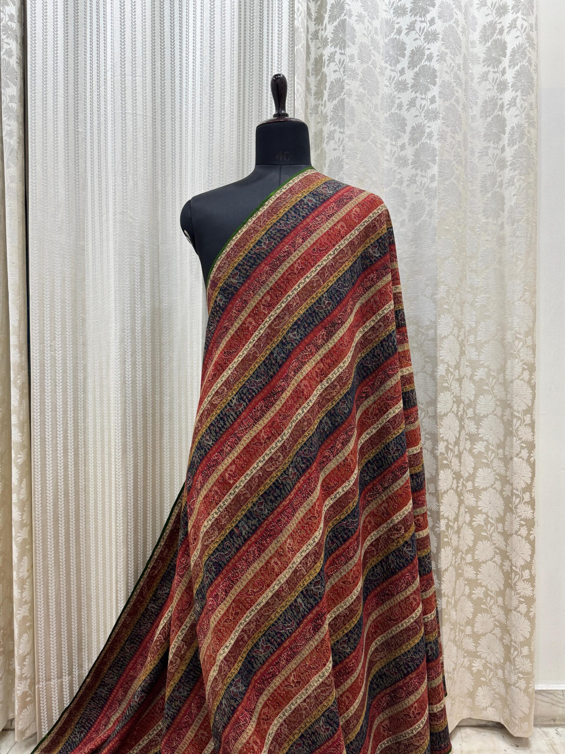 Khatrash Jamawar Pashmina Shawl – Kashmiri Luxury for Gentlemen - Image 3