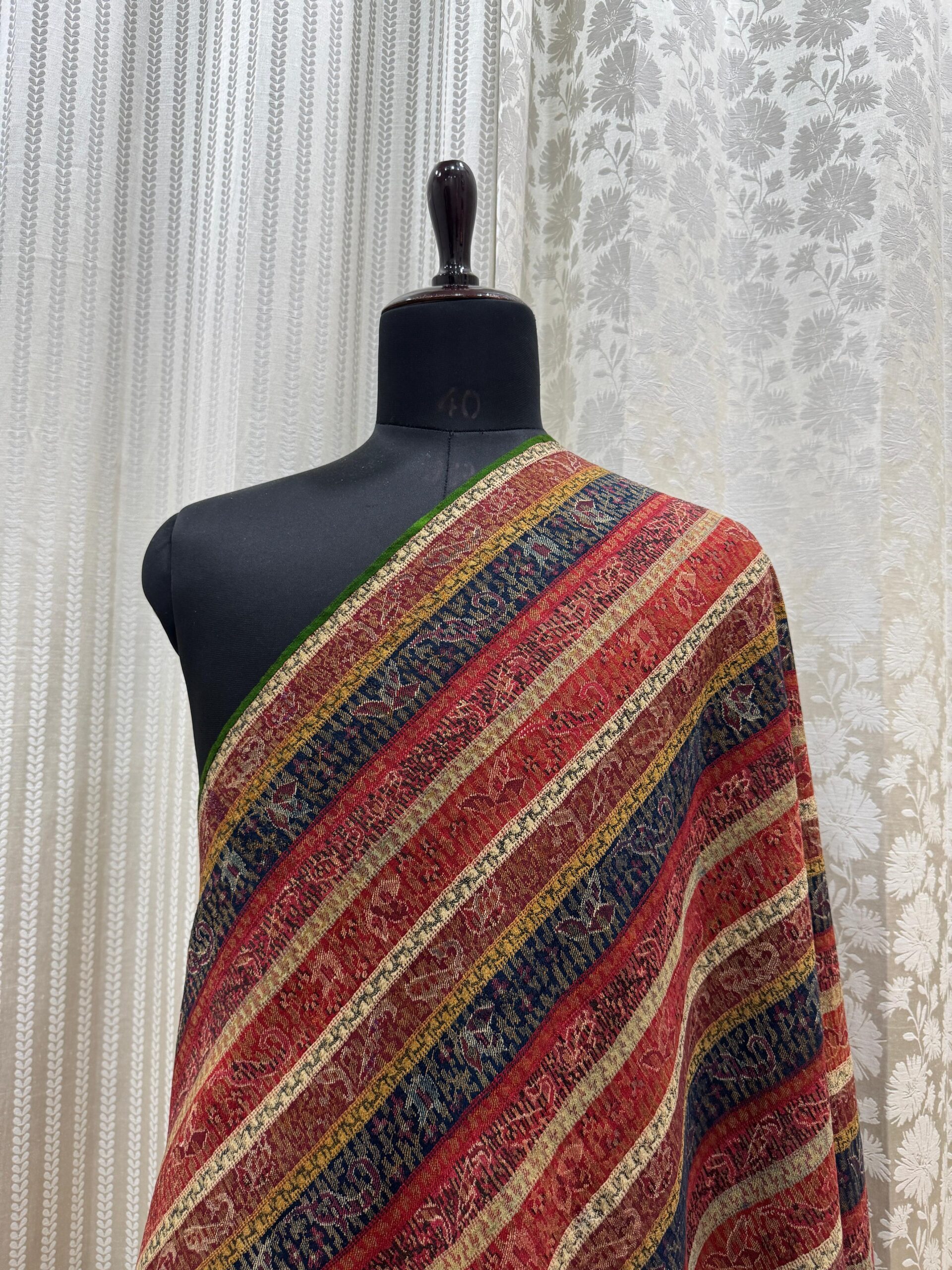Khatrash Jamawar Pashmina Shawl – Kashmiri Luxury for Gentlemen - Image 2
