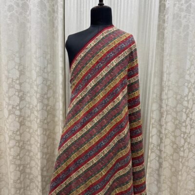 Multicoloured Jaipuri Khatrash Pashmina Shawl – Heritage Handmade Wrap