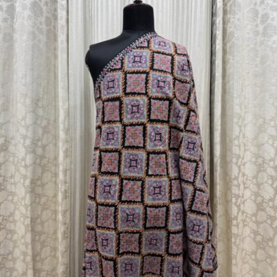 Authentic Kalamkari Pashmina Shawl – Multicoloured Luxury Wrap